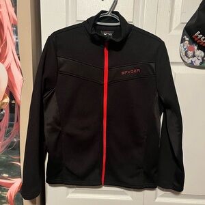 Spyder Black and Red Performance Jacket